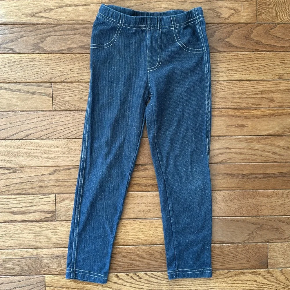 💙 Children’s place carters girls leggings blue size 5 pants bundle euc